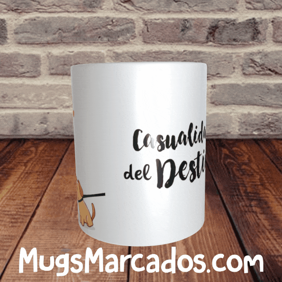 Miniatura: PAREJA DE MUGS PARA NOVIOS | EL AMOR ES UNA CASUALIDAD DEL DESTINO | PAREJAS