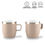 Miniatura: Set de Mugs Metálicos 200 Ml | Mugs Metálicos | Mugs Doble Pared