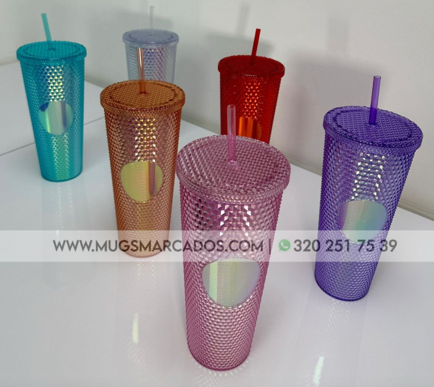 Vaso Tipo Starbucks | Vaso con Pitillo | Vasos Personalizados