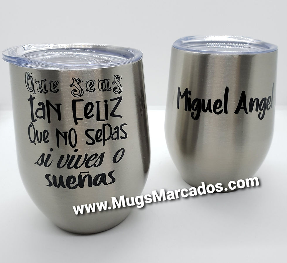 Thumbnail: Mother's Day | #90 | Personalized Gift | Metallic Cup with Lid