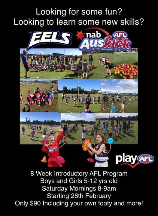 AUSKICK & KINDERKICK start 26th Feburary