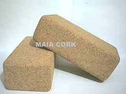 Cork yoga blocks