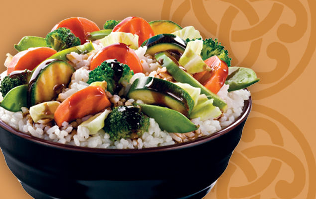 New Grilled Veggies Rice Bowl