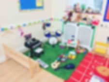 Music section in Sahan Nursery