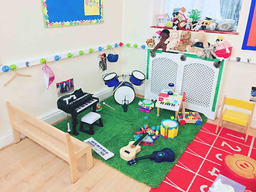 Music section in Sahan Nursery