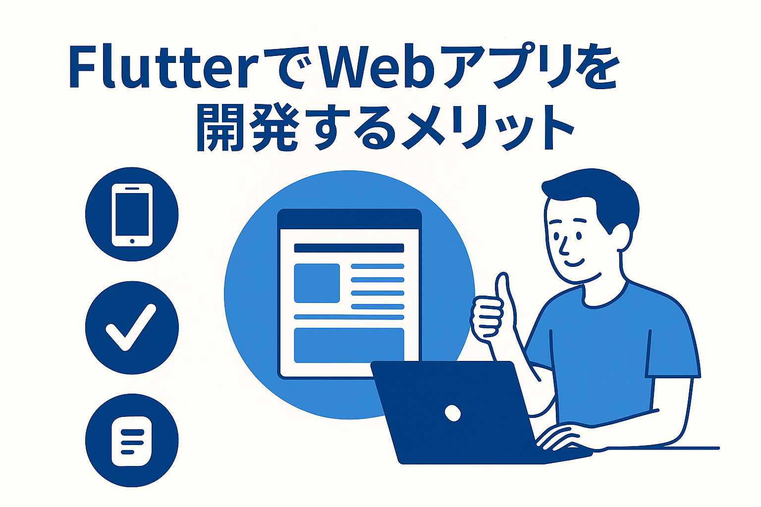 FlutterでWebアプリを作るメリット