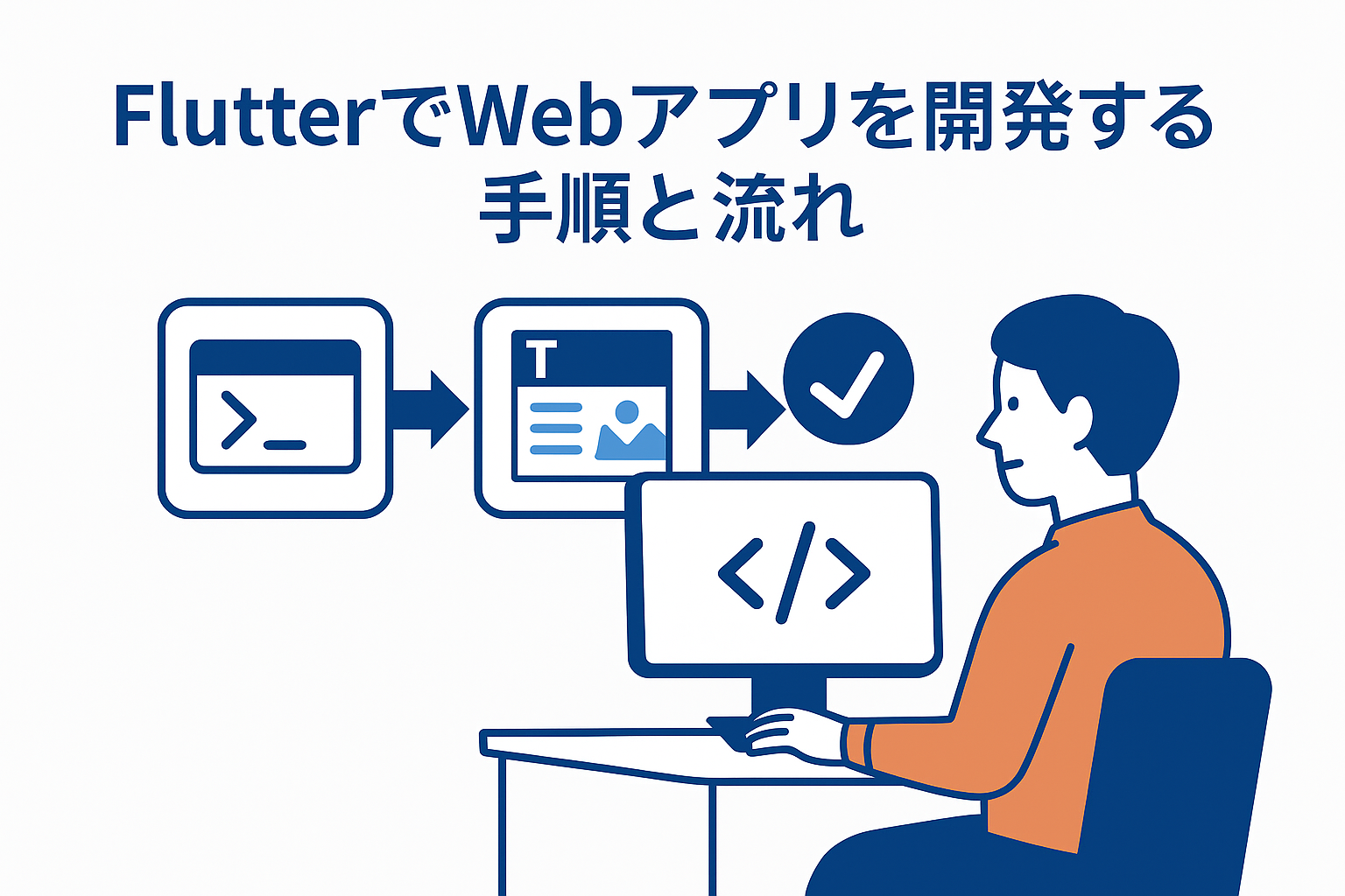 FlutterでWebアプリを開発する手順と流れ