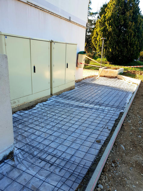 Zoom sur une de nos spécialités : l'imitation de pavés en béton