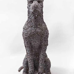 Guardian II, 120x50x74 cm, Lace, Resin, Acrylic, 2012 .jpeg