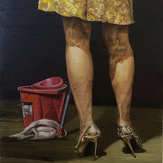 Party Cleaning, oil on canvas, 200x170cm, 2016 .jpeg