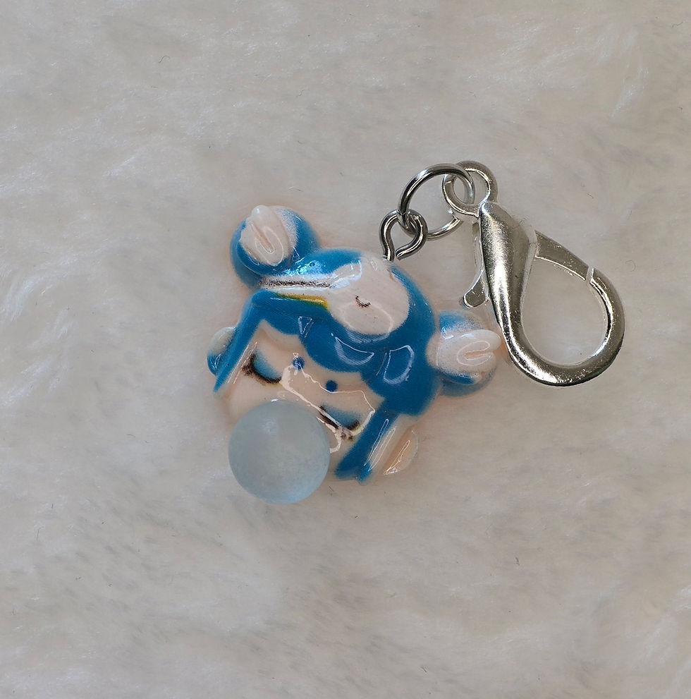 Thumbnail: Bubble Face Stitch Markers ~ 3pk of Random colors