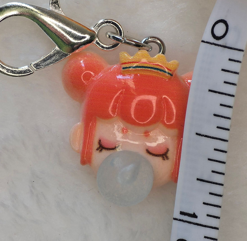 Thumbnail: Bubble Face Stitch Markers ~ 3pk of Random colors