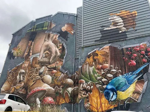 Glasgow mural art