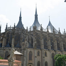 Saint Barbora cathedral Kutná hora Czech Republic.