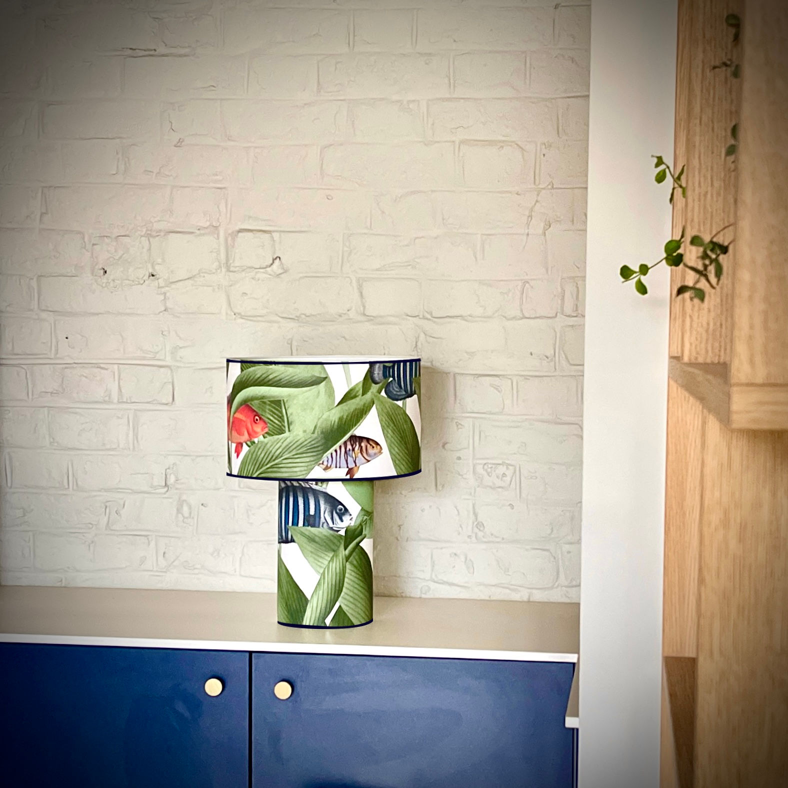 Les Doubles Abat-Jour : Motif Poissons sages