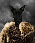 Dog portrait of a King