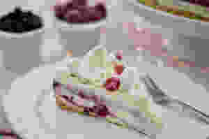 Eton Mess Cheesecake No Bake Käsekuchen mit Beeren