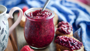 Zuckerfreie Himbeer-Chia-Marmelade