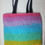 Thumbnail: Multi color crocheted bag L 13 W 12