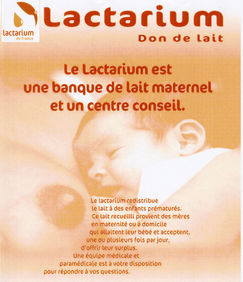 Dont de lait au lactarium