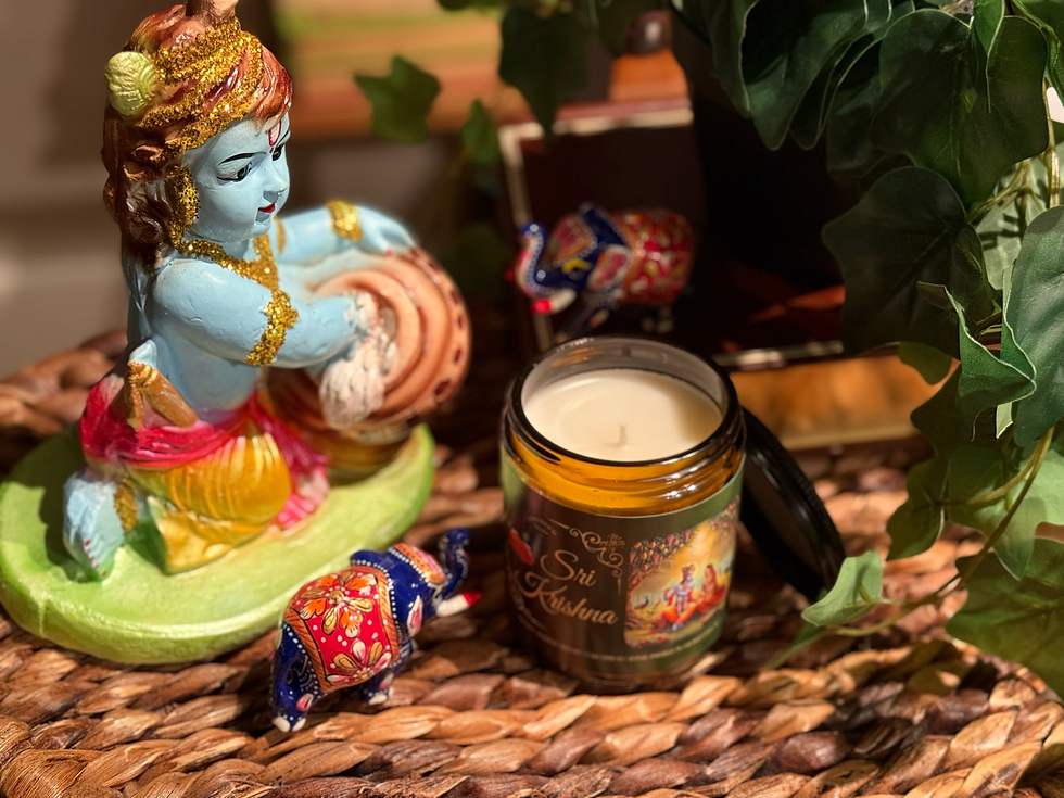 Thumbnail: Sri Krishna | Coconut Apricot Candle | 8 oz Jar
