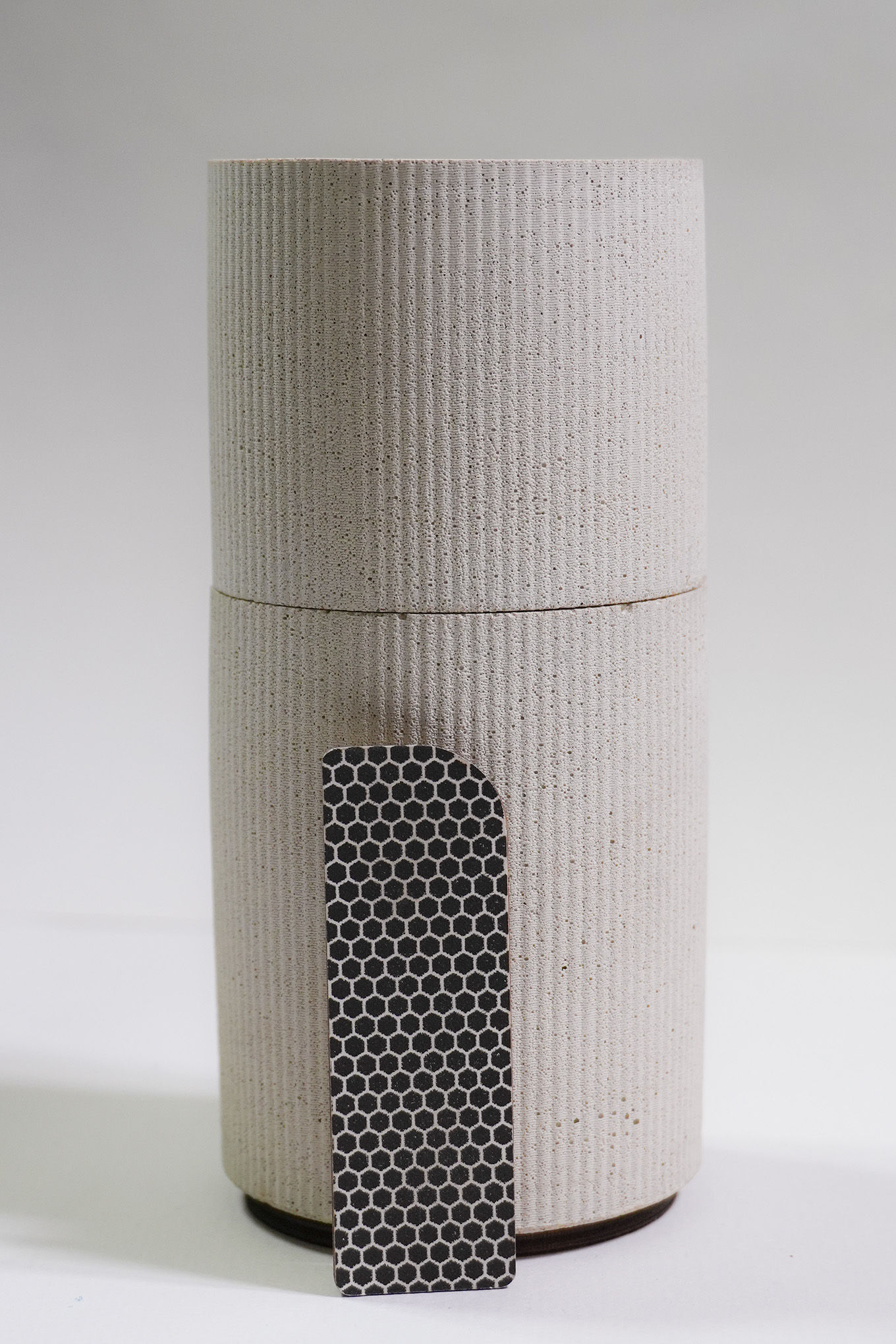 Long Match Container - Cylindrical (Portland Textured Stone)