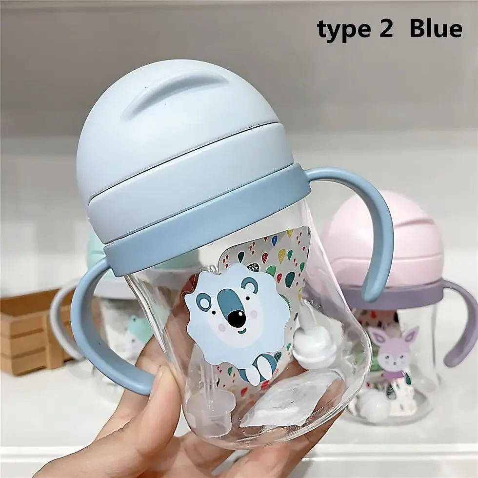 Thumbnail: 250ML Toddler Straw Drinking Bottle