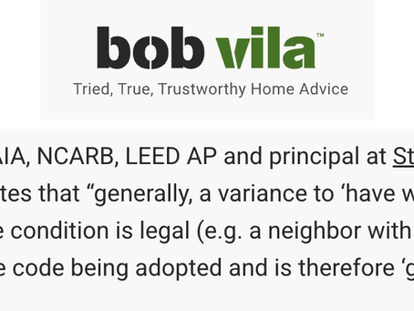 Howard is Quoted by Bob Vila