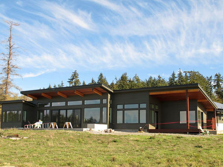 Passive/Active Solar Home Nears Completion on Whidbey Island