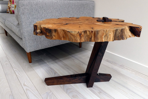 KANADEMONO Wood×SteelコンビネーションSide Table Wood × Steel