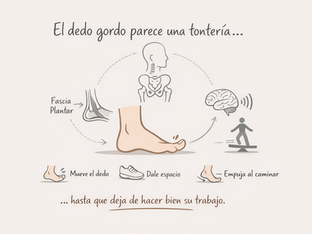 El dedo gordo del pie: la pieza olvidada que afecta a tu postura y equilibrio
