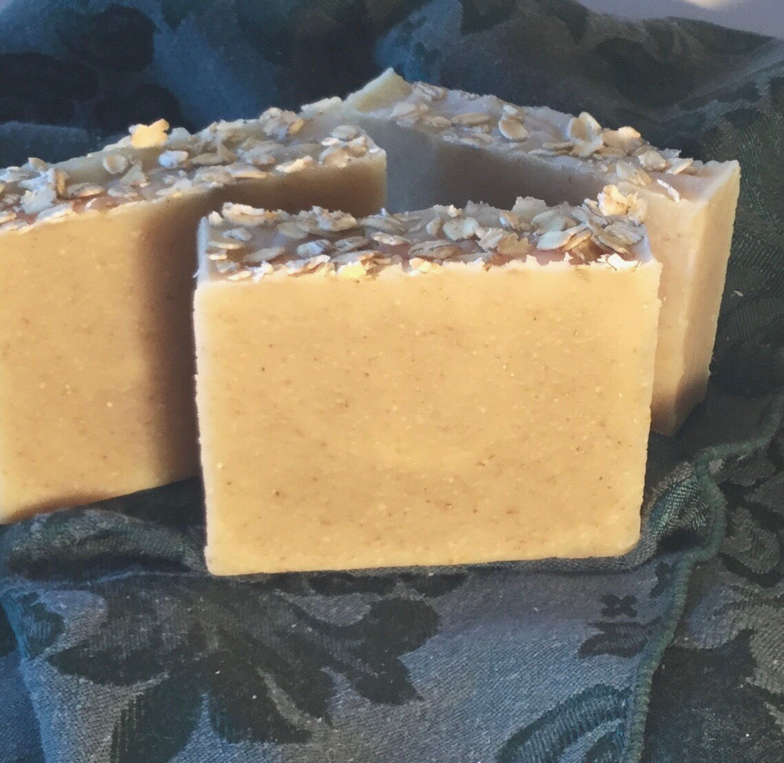 Oatmeal & Honey Handcrafted Soap 4.5 -5 oz.