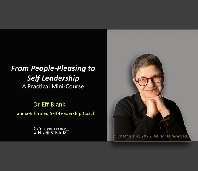 Course thumbnail including course title, author name and portrait (Dr Eff Blank)