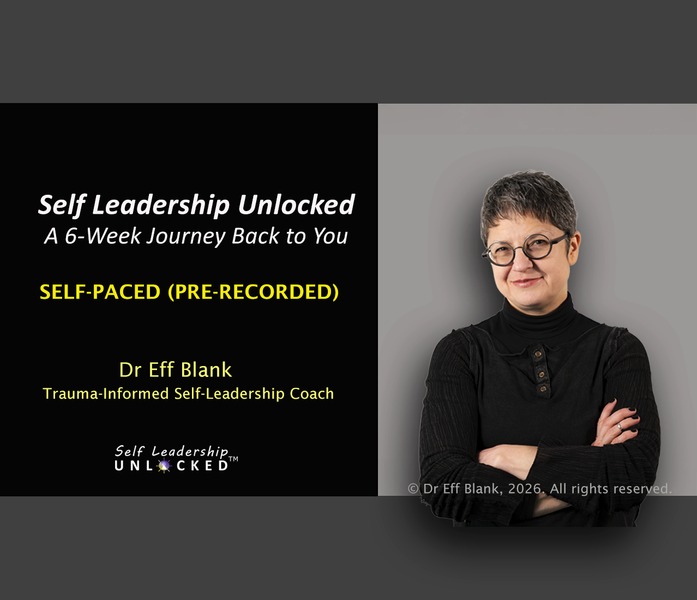 Course thumbnail including course title, author name and portrait (Dr Eff Blank)
