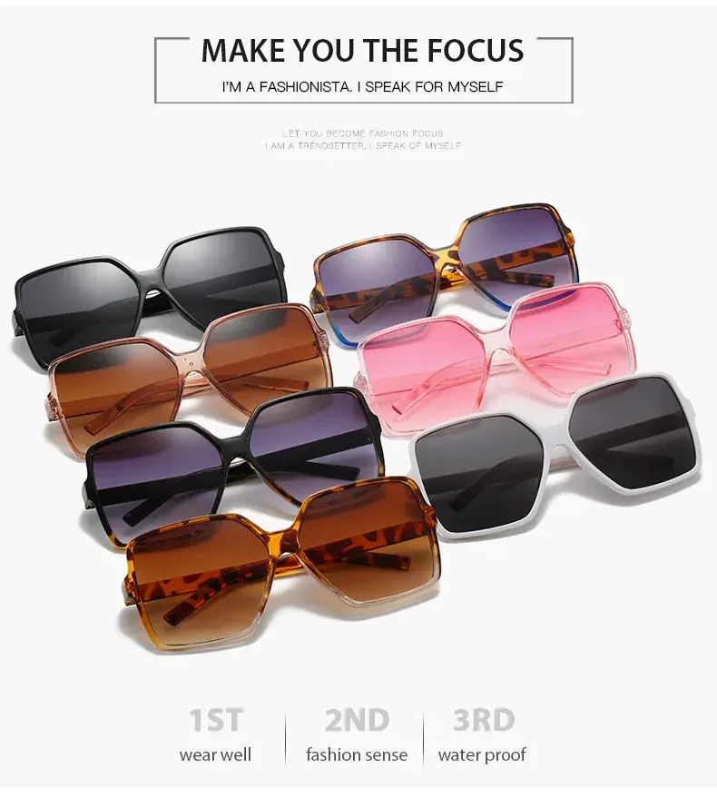 Thumbnail: Timeless Oversized Trendy Sunglasses