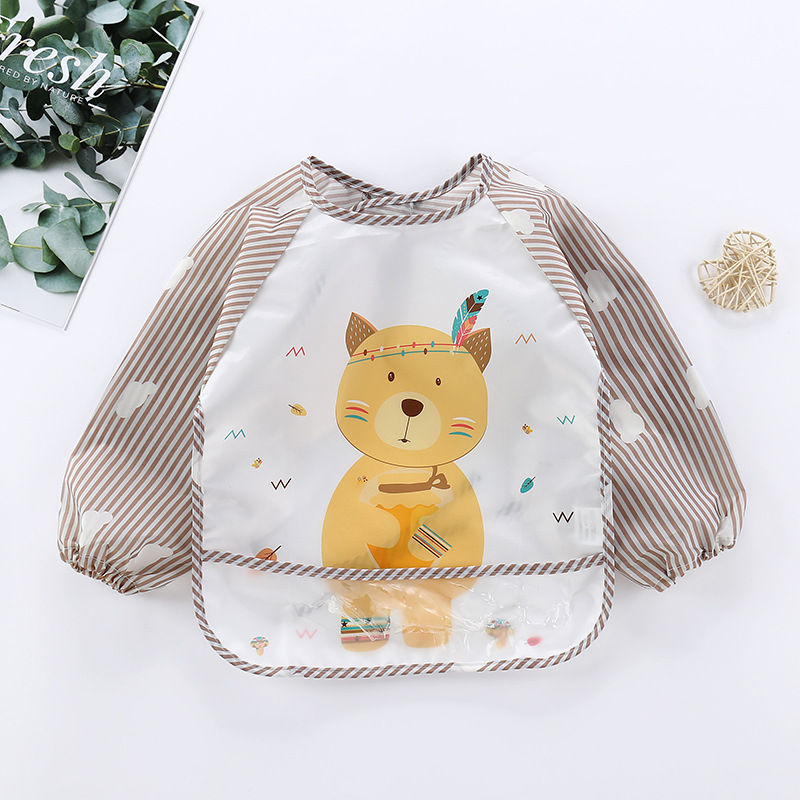 Thumbnail: Baby Bibs Cute Colorful Cartoon Waterproof Bib Infant Eating Children Drawing Lo