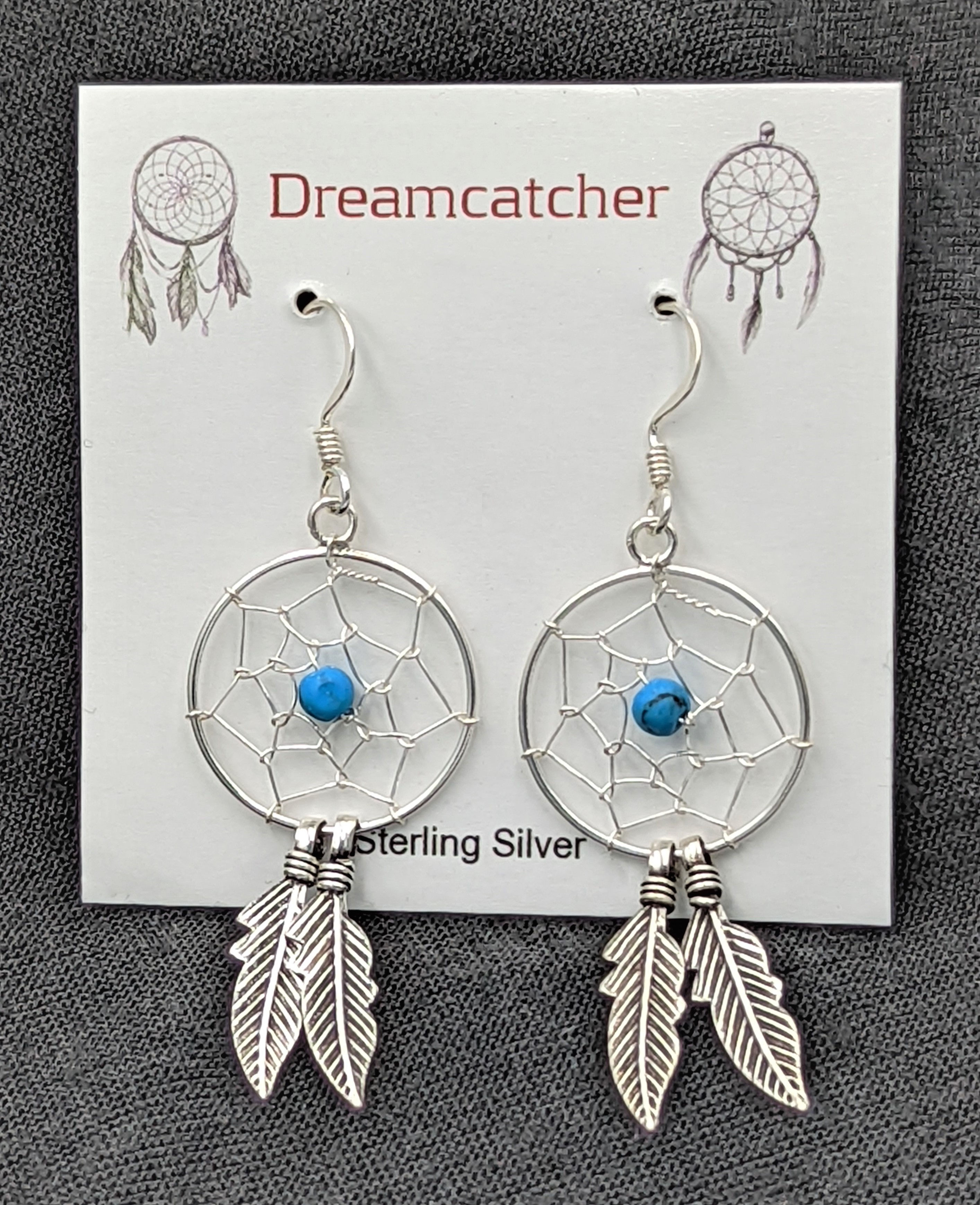 Sterling Dreamcatcher Earrings