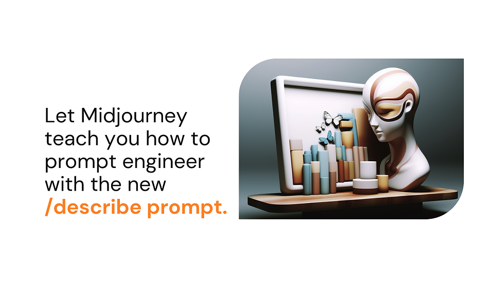 Let Midjourney teach you how to prompt engineer with the new /describe prompt.