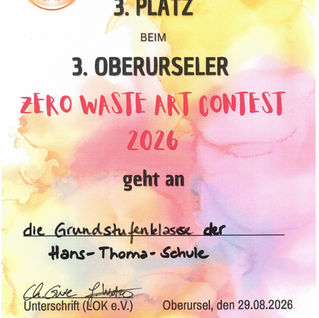 zero waste art award Hans Thoma Schule