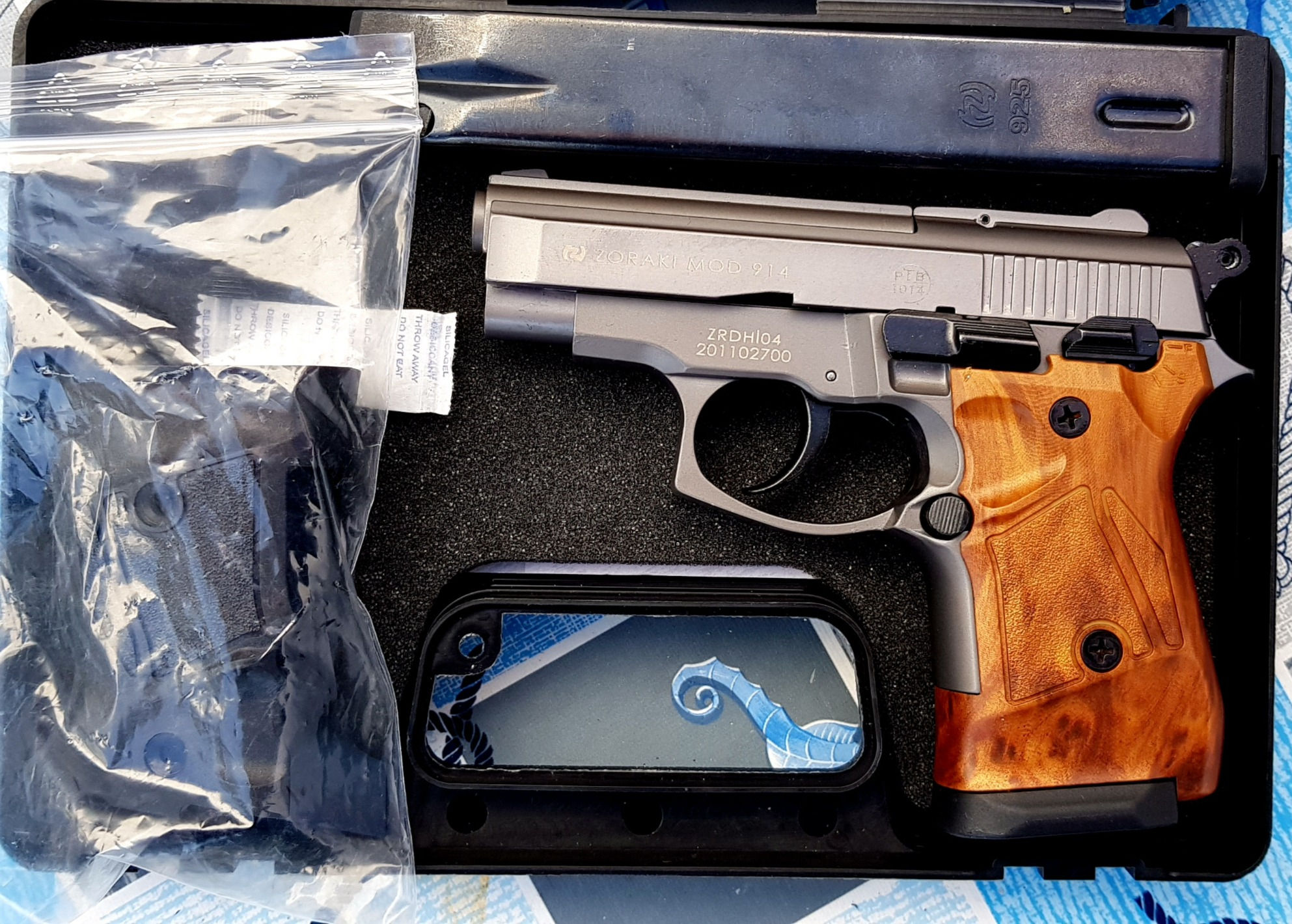 Pistola Zoraki Mod. 914 in titanio brunito semi auto