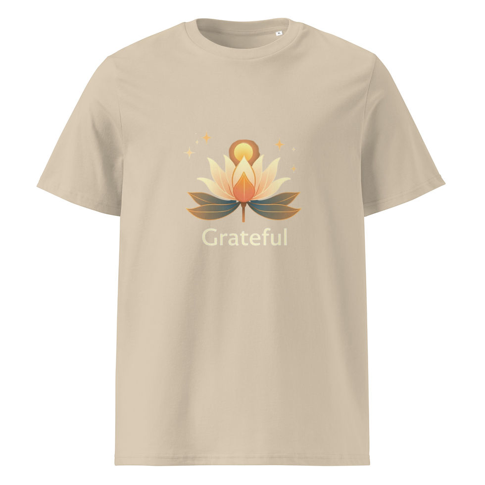 Thumbnail: Grateful Lotus Organic cotton tee