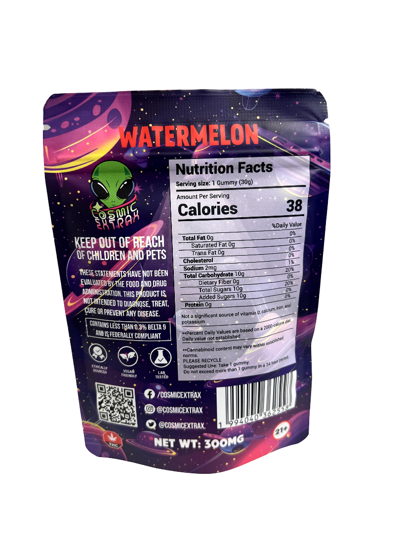 Thumbnail: Cosmic Extrax Space Edition Gummies