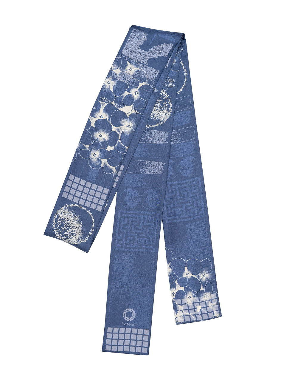 Прев'ю: Стрічка Twilly Гортензія blue