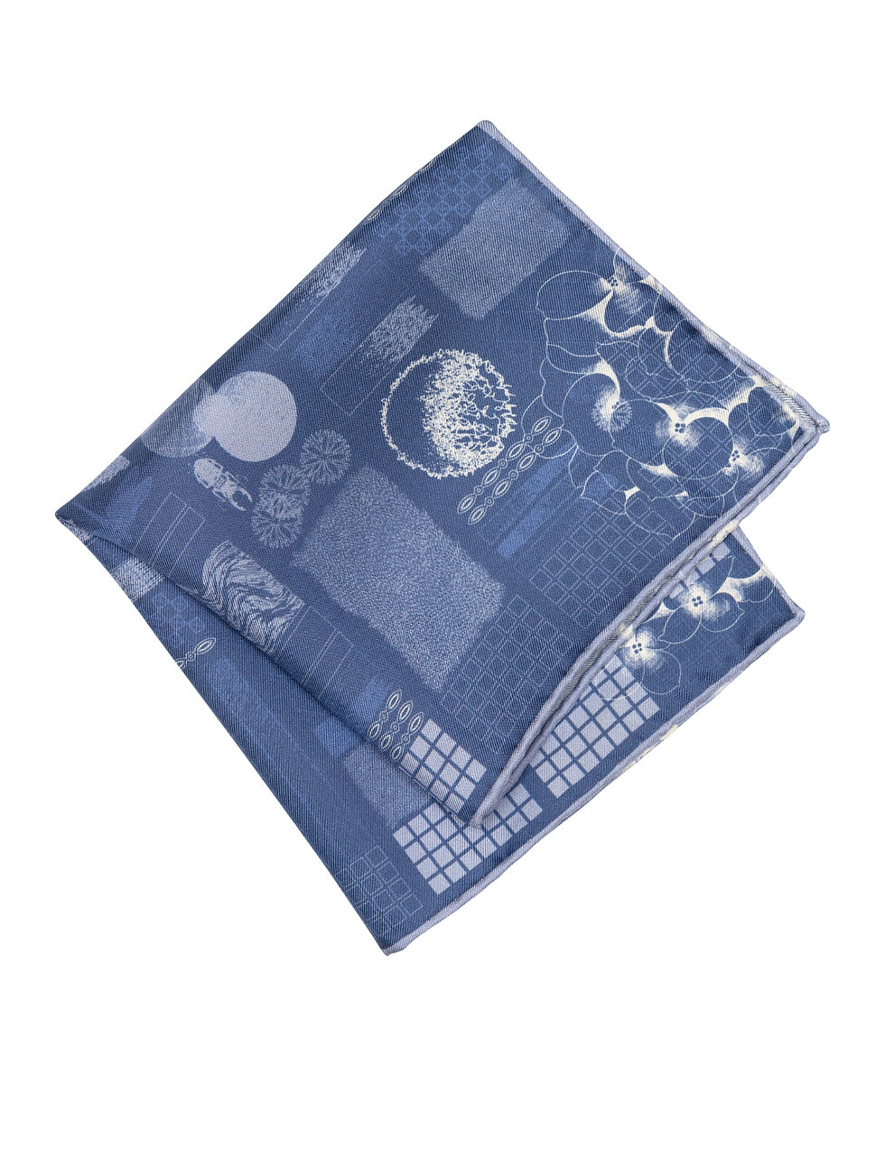 Прев'ю: Хустинка паше. Гортензія blue