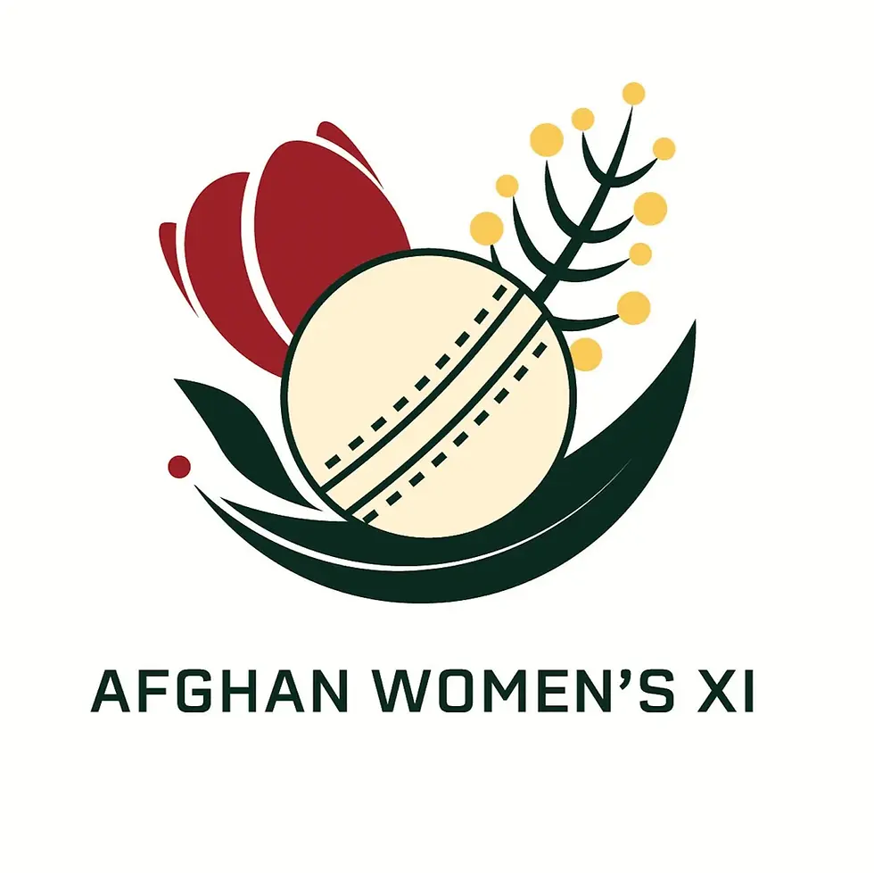 Logo courtesy of Afghan Women's XI, Top image courtesy of WIX AI