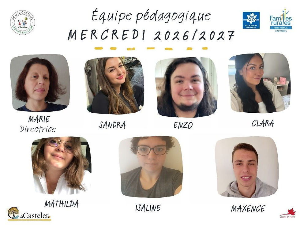 Equipe pédagogique 2026/2027