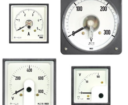 AC MOVING COIL RECTIFIER TYPE DIN PANEL AMMETERS & VOLTMETERS