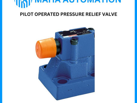 Pilot Operated Pressure Relief Valve
