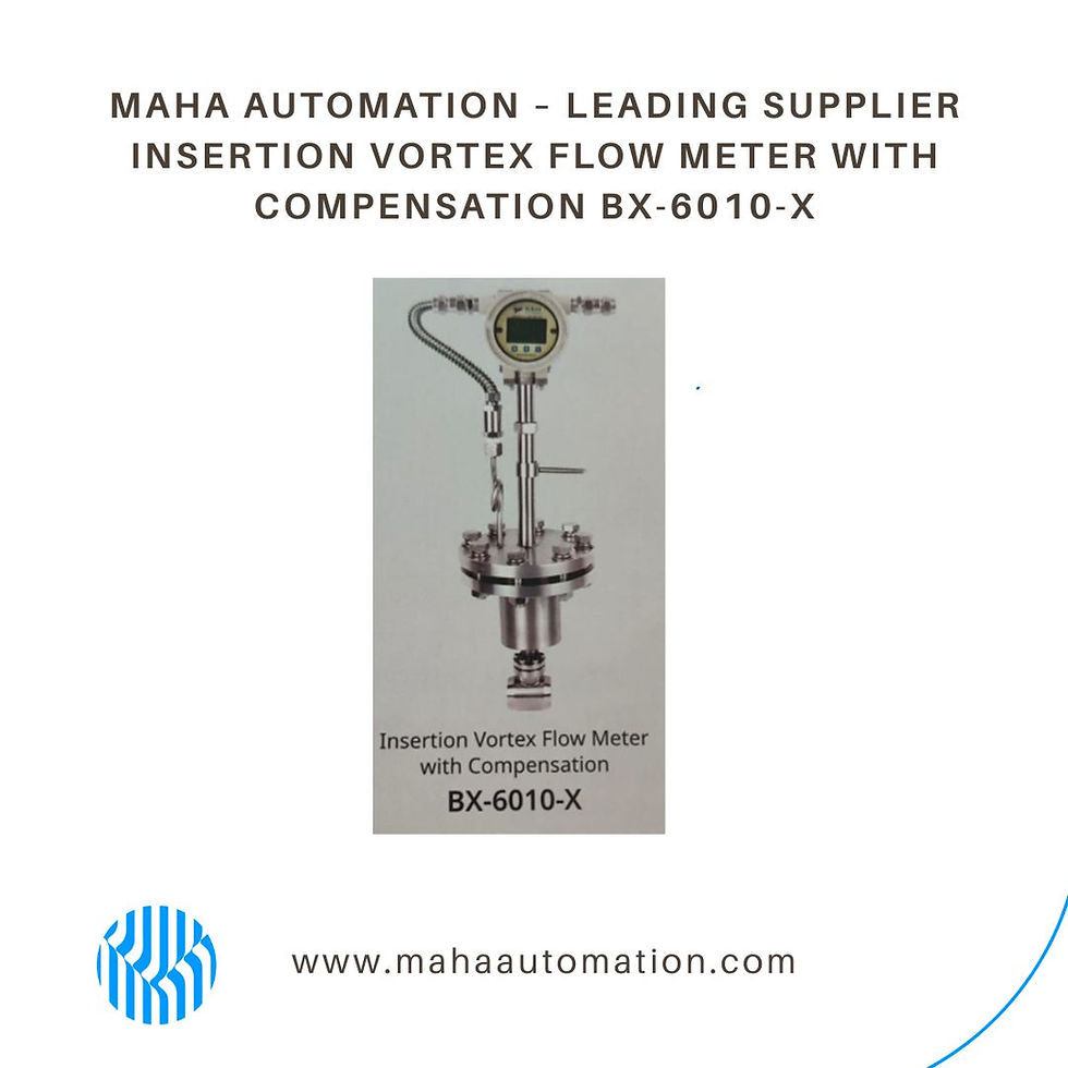 Maha Automation – Leading Supplier Insertion Vortex Flow Meter with compensation BX-6010-X