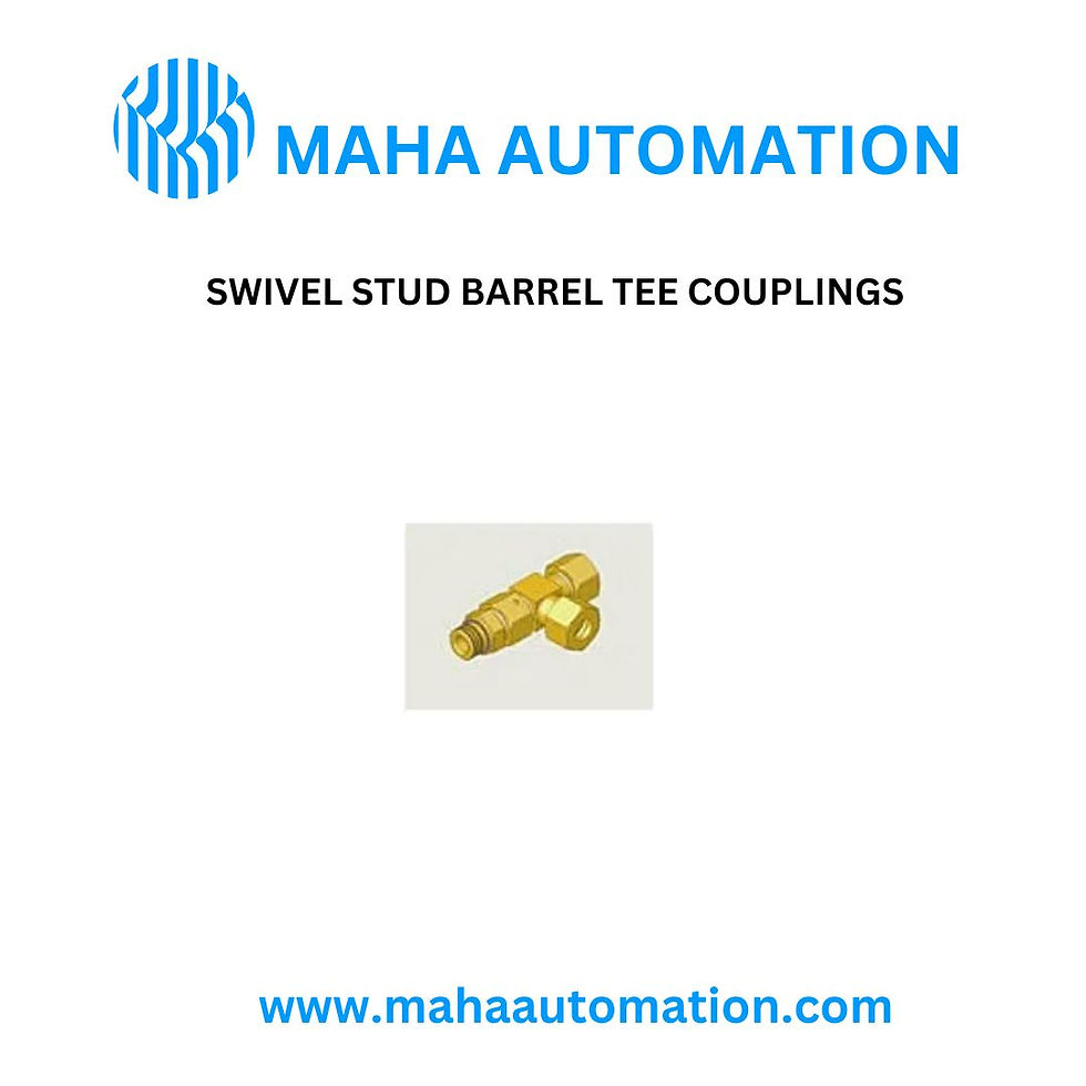 Swivel Stud Barrel Tee Couplings